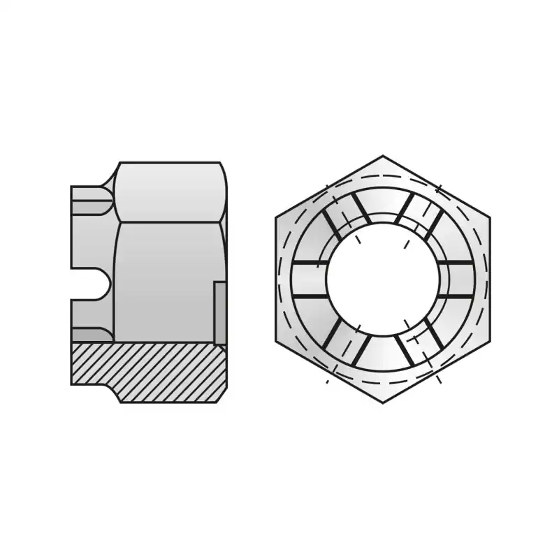 Piulita Crenelata 935 Otel Gr.6-M16 Oferta Pret - Trada.ro - Trada Marketplace Vezi acum