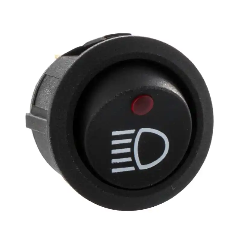 Mini 20mm întrerupător cu cheie de 20mm lumini lungi 12v iluminate Reducere extra