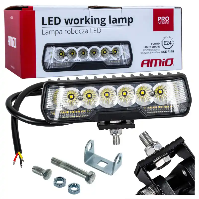 Ofertă exclusivă Lampă de lucru LED 12V 24V 31W 163x45x60mm 6000K 4000lm IP67, lumină albă