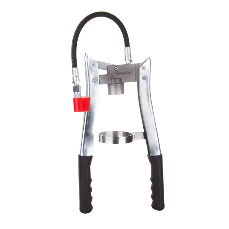 Ofertă de sezon Pompă de gresare manuală cu două mâini pentru cartușe 500g Groz