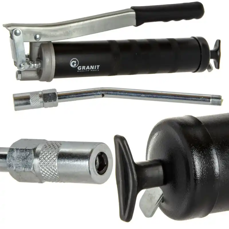 Cumpără acum Pompă de gresare manuală 500cm³ profesională cu tub Granit