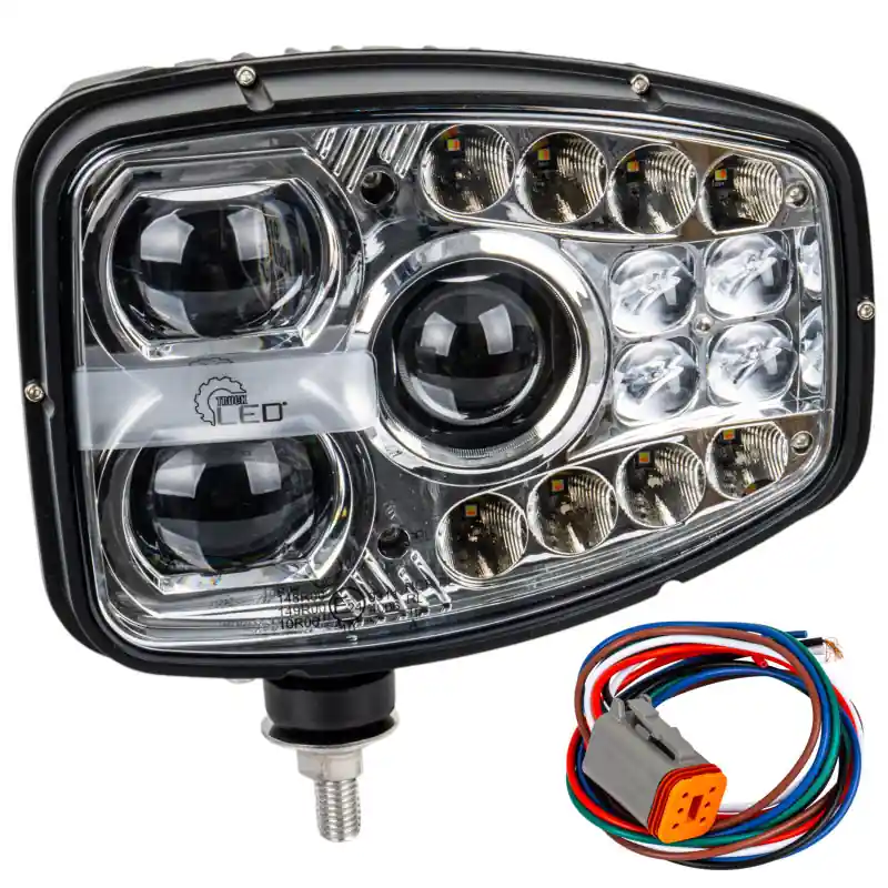 Proiector LED cu lumini de zi stânga JCB Merlo Manitou Kramer Fastrac CAT Reducere