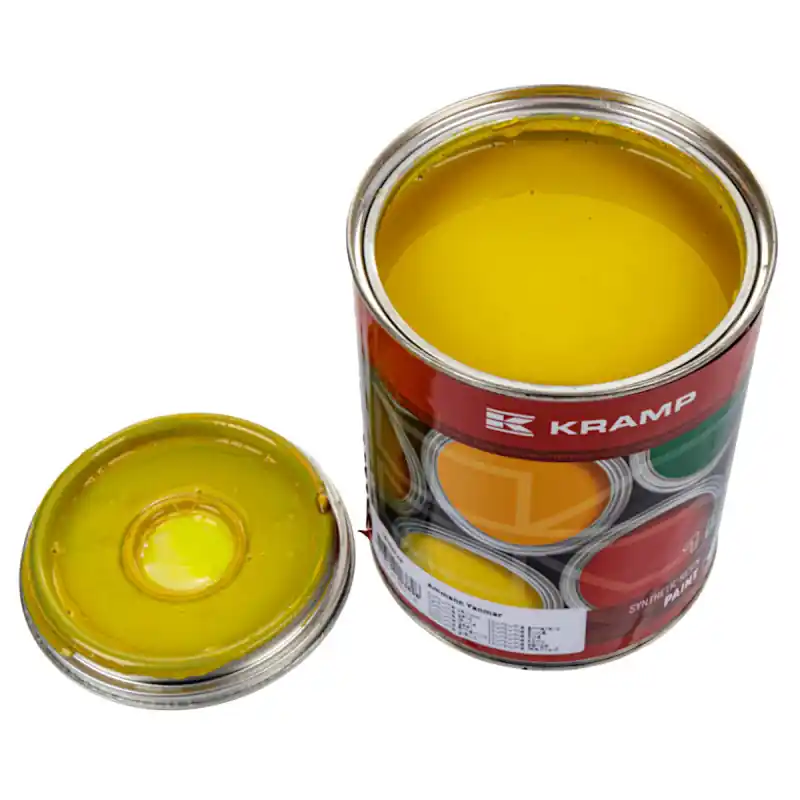 Vopsea pentru utilaje Ammann Yanmar galben 1l Kramp Chilipir