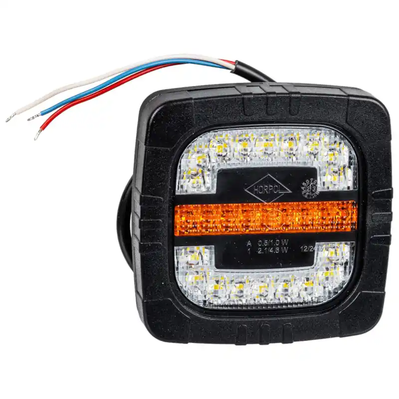 Chilipir Lampă LED pentru tractor 12V 24V, 2 funcții, față Roca LZD2799