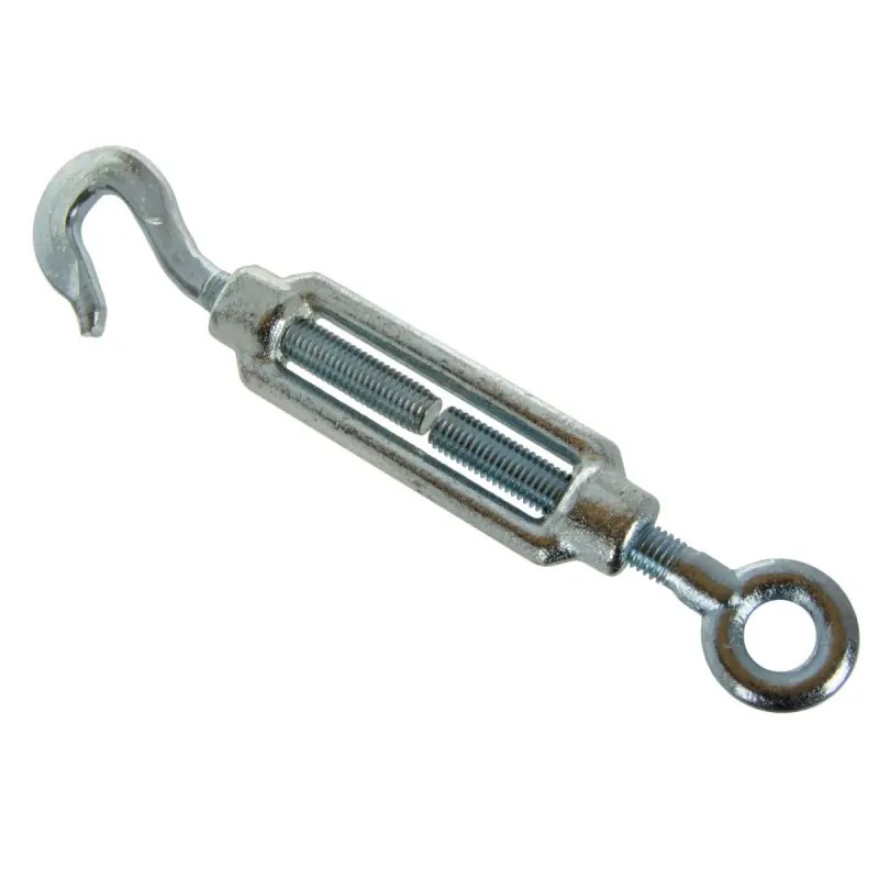 Plată securizată Șurub întinzător turnbuckle 12x125 cârlig + ochi
