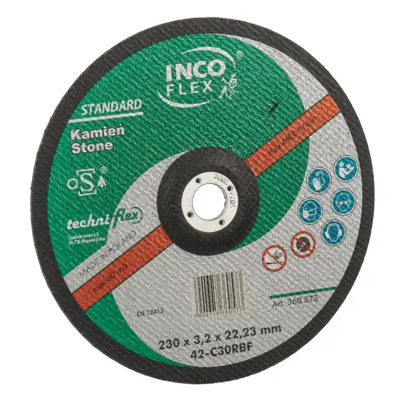 Disc de tăiere beton 230x3.2x22mm INCOFLEX Reduceri