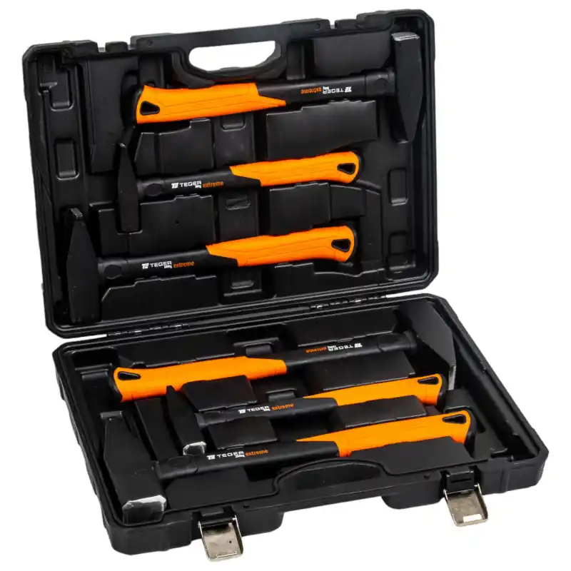 Set ciocane de lăcătuș cu coadă Fiberglass 6 buc. Extreme Teger Livrare expres