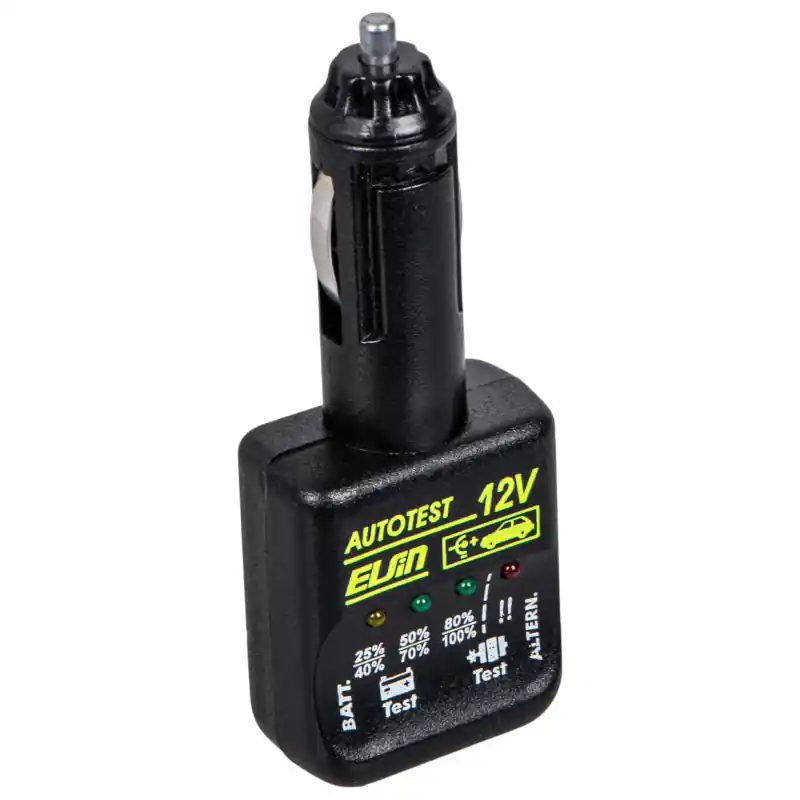 Tester baterie 12V la priză brichetă ELSIN Reducere