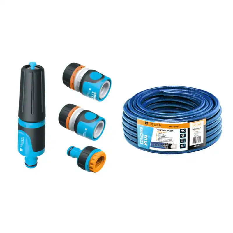 Cumpără online Furtun de grădină 1/2" 20m Teger + set de conectori