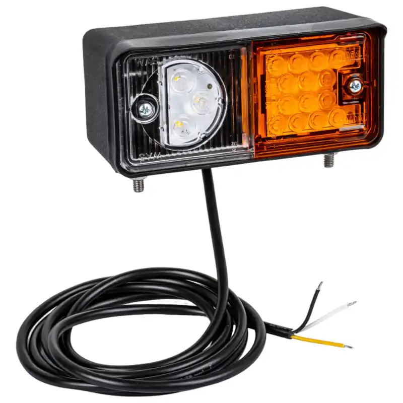 Lampă combinată Indicator de direcție față stânga I Led de poziție Ursus C-360 C-385 Mf 12v 24v W06 Disponibil imediat