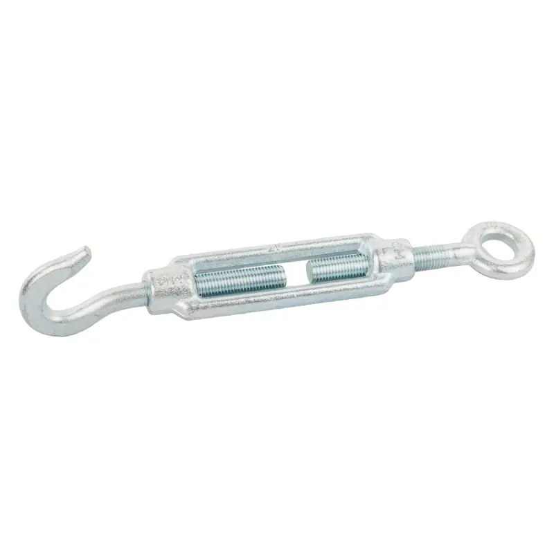 Plată securizată întinzător lanț M16x170mm cu cârlig 600 kg