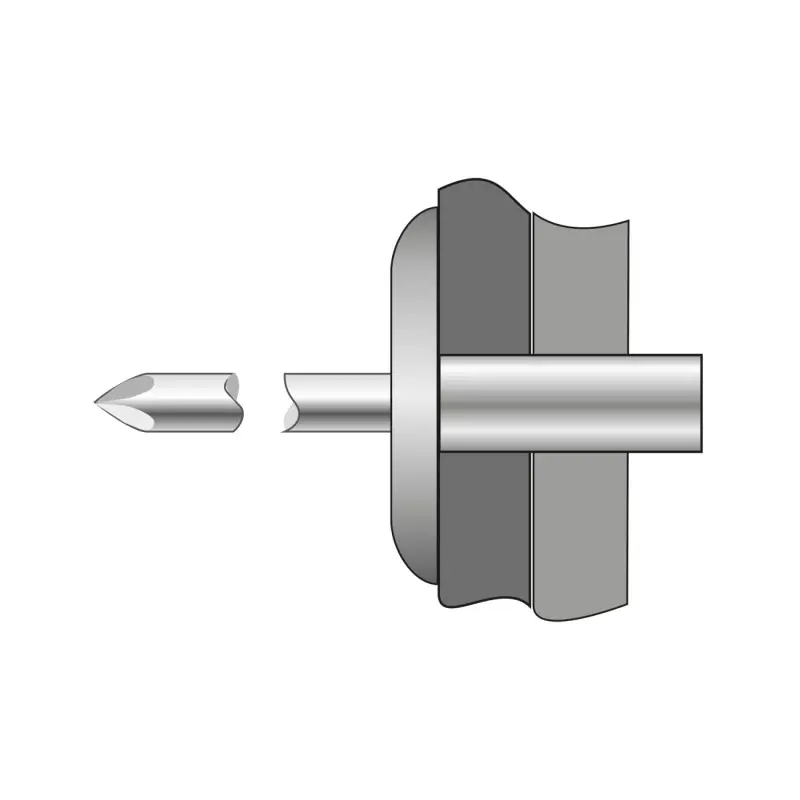 Popular Pop-nituri Etanse Cap Lat Aluminiu Otel-4.8 X 13 Oferta Pret - T - Trada Marketplace