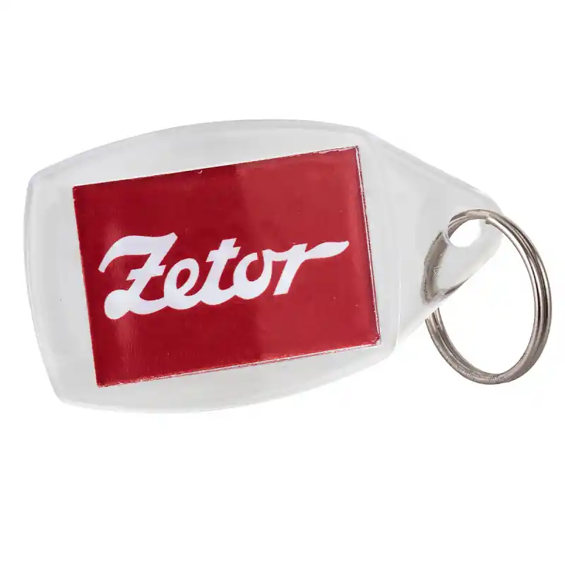 Bestseller Breloc de plastic pentru chei 60x35mm Logo Zetor
