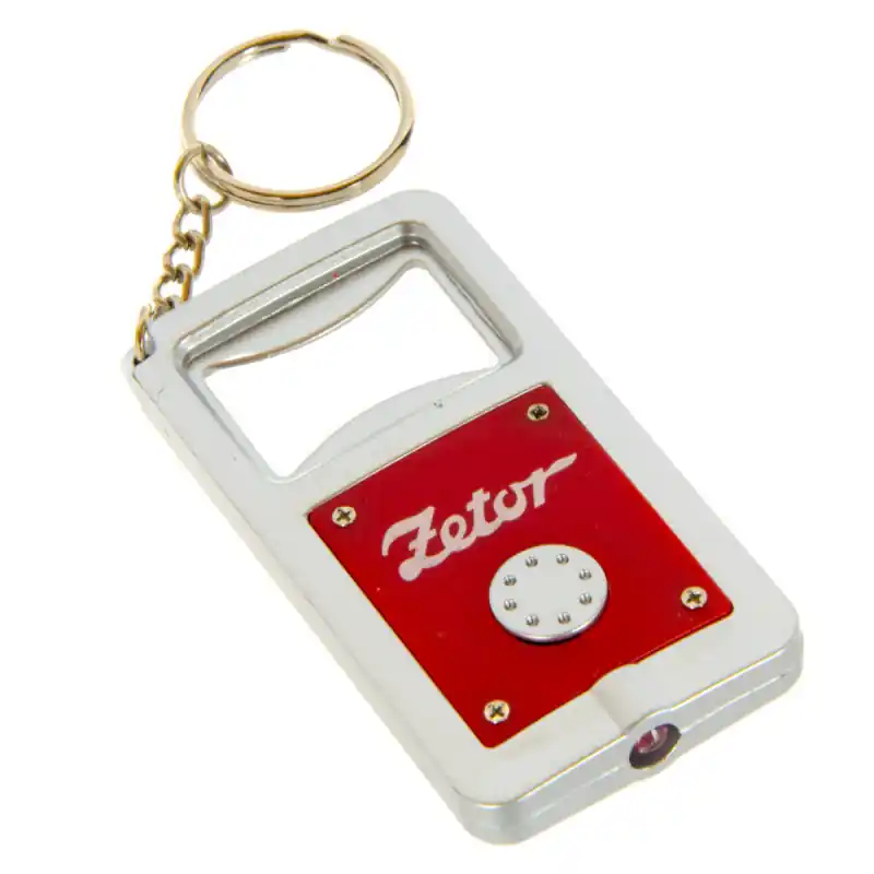 Livrare gratuită Breloc de chei Zetor deschizător de lanternă cu LED Zetor