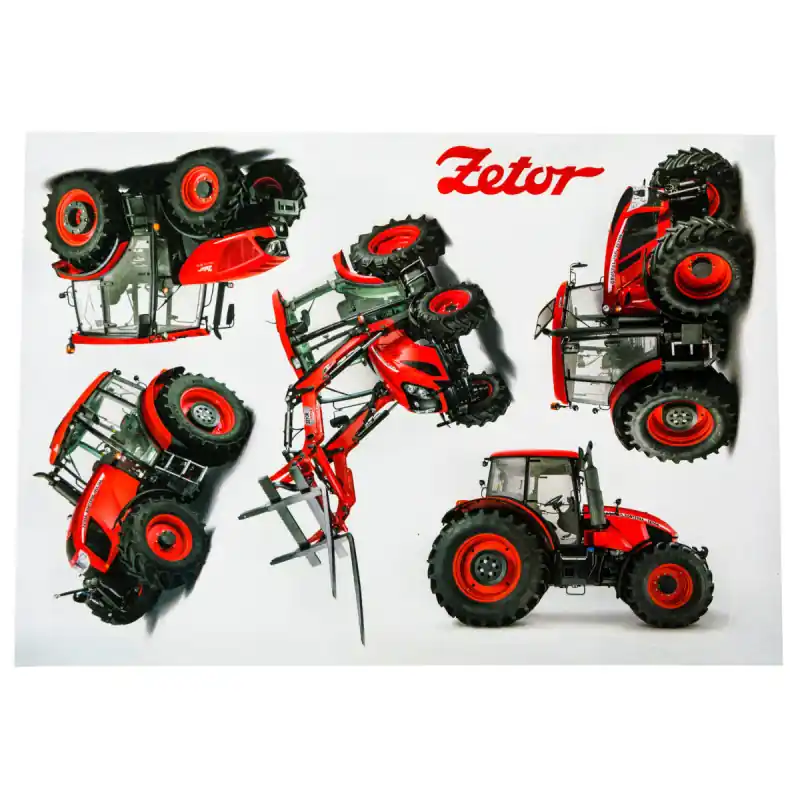 Autocolant Cu Modele De Tractoare Zetor Cel mai vândut
