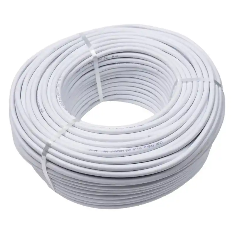 Cablu Electric Simplu Alb, 3 x 1.5 x 100 m, Clasa de Protectie A - Trada Marketplace Transport gratuit