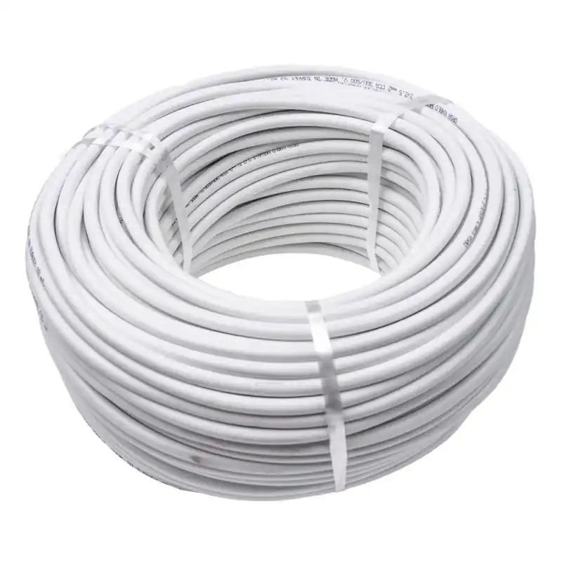 Doar azi Cablu Electric Simplu Alb, 2 x 2.5 x 100 m, Clasa de Protectie A - Trada Marketplace