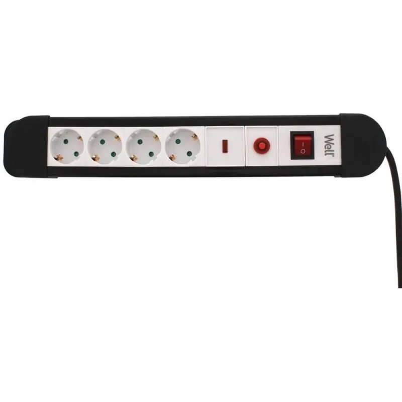 Doar azi Prelungitor 4 Prize 5 m, cu Protectie, Cablu 3xG1.5mmp, Well Ofe - Trada Marketplace