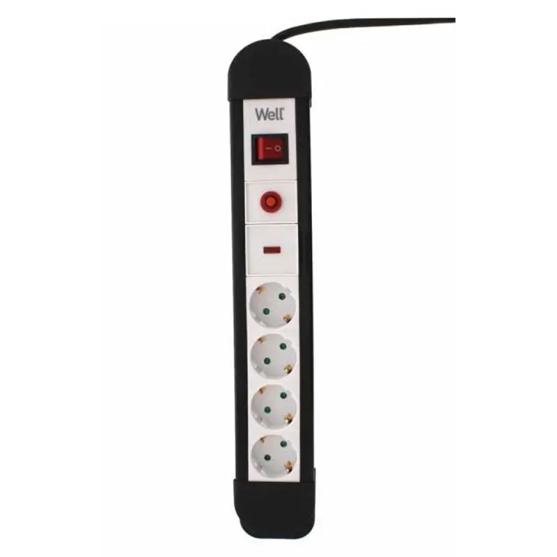 Retur ușor Prelungitor Electric cu Protectie, 4 Prize, Sectiune Cablu 3 x 1 - Trada Marketplace