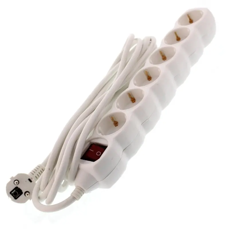 Prelungitor Electric cu Intrerupator, 6 Prize, Sectiune Cablu 3 - Trada Marketplace Reducere de preț
