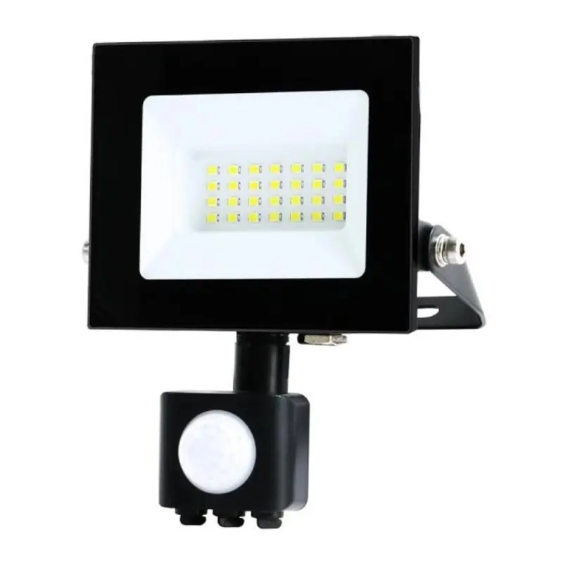 Proiector LED cu Senzor 20W, 1620lm, IP65, 4000K, Negru, Well Of - Trada Marketplace Livrare gratuită