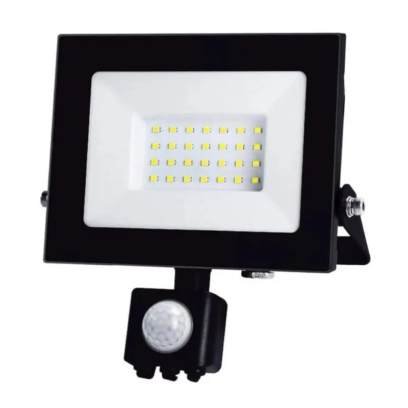 Proiector LED cu Senzor 30W, 2510lm, IP65, 4000K, Negru, Well Of - Trada Marketplace Nu rata