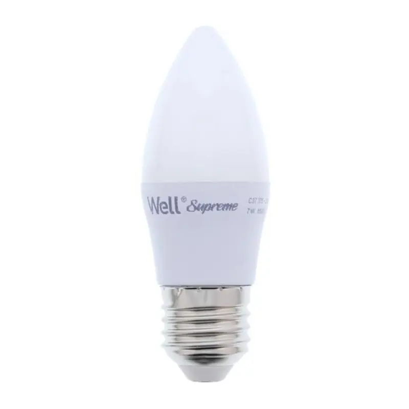 Bec LED Lumanare E27 7W 230V, Lumina Rece, Supreme Well Oferta P - Trada Marketplace Noutate