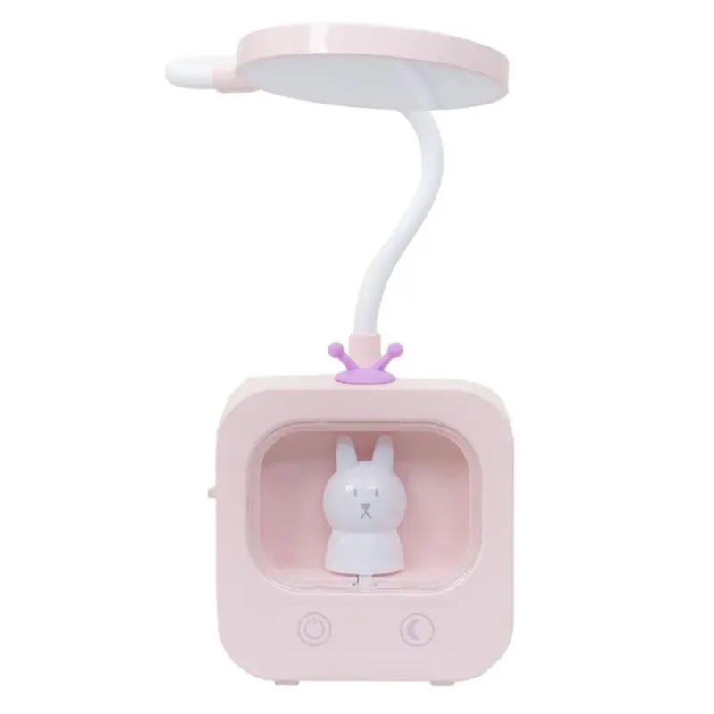 Retur ușor Lampa de Birou Copii, Model Televizor, 3 Tipuri de Lumina, Roz O - Trada Marketplace