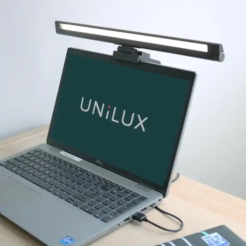 Lampa Unilux LED Visiolight pentru laptop, Rotire la 90°, Alime - Trada Marketplace Promoție