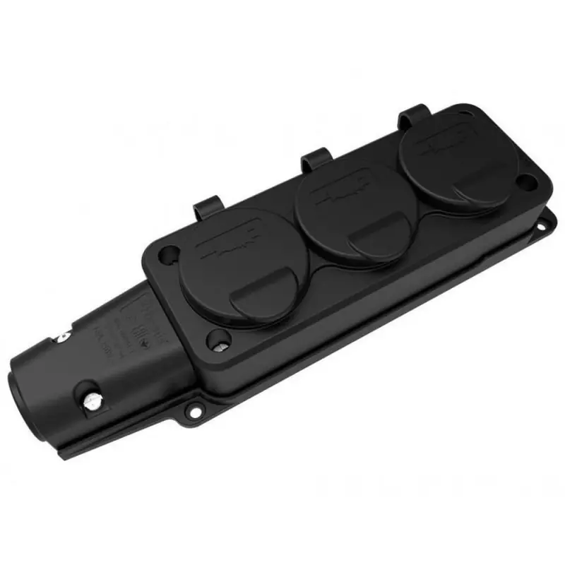 Priza din Cauciuc cu Capac Bemis BK1-1402-3613 2P+E, 3 Iesiri, 1 - Trada Marketplace Cumpără acum